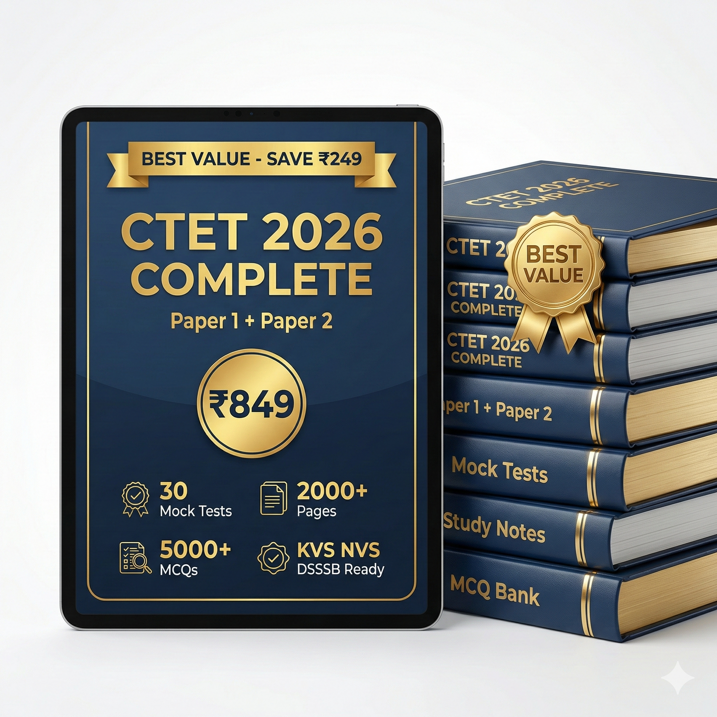 CTET 2026 Complete Bundle - Paper 1 + Paper 2