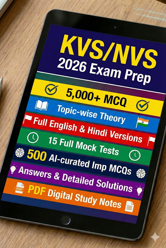KVS/NVS 2026 Complete Masterpack